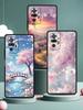 Korean Flower Phone Case Cover for Redmi 14C 10C Note 15 14 13 12 10 11 K40 Pro Plus 5G Shockproof Soft TPU Shell Fundas Capas