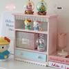 Ins Wooden Display Double-layer Desktop Storage Cabinet Doll Storage Box Multi-function Perfume Cosmetics Ornaments Storage Rack
