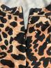 2024 Leopard Print Sexy Zipper Bodysuit - Women's Long-Sleeve