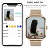 Smart Watch  New 2.01 Inch Full Touch Screen Heart Rate Tracker Bluetooth Call Sport Smartwatch For Men Women