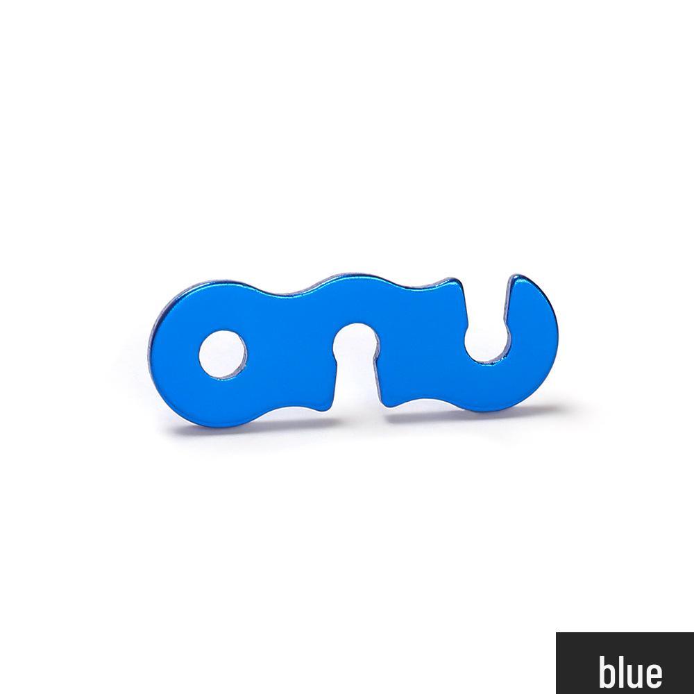 

ISE MOUNT Outdoor Aluminum Paracord Tent Guyline S-Shaped Three-Hole Wind Rope Buckle. Three Colors Available