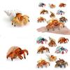 Simulation Marine Animal Pvc Hermit Crabs Sculpture For Kids Learning And Decorative Collection