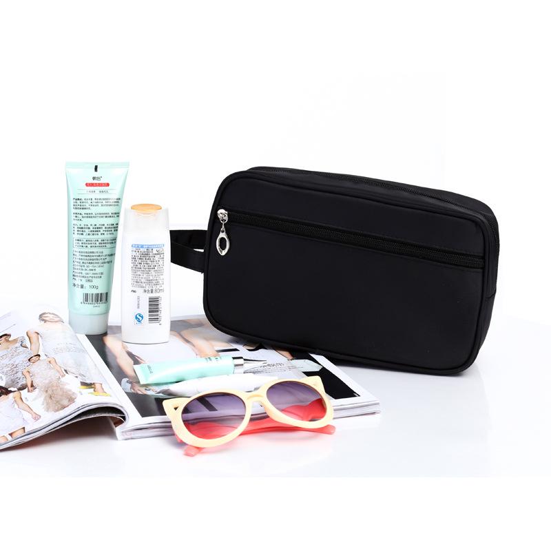 Trousse de toilette imperméable à double couche pour hommes et femmes - Organisateur de maquillage de voyage grande capacité