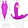 JOJOANNA Remote Control Vibrator for Remote Rotor Squirting 10 Clitoral Nipple Electric Vaginal Training on the Remote Soft Secret Adult Toy Women,