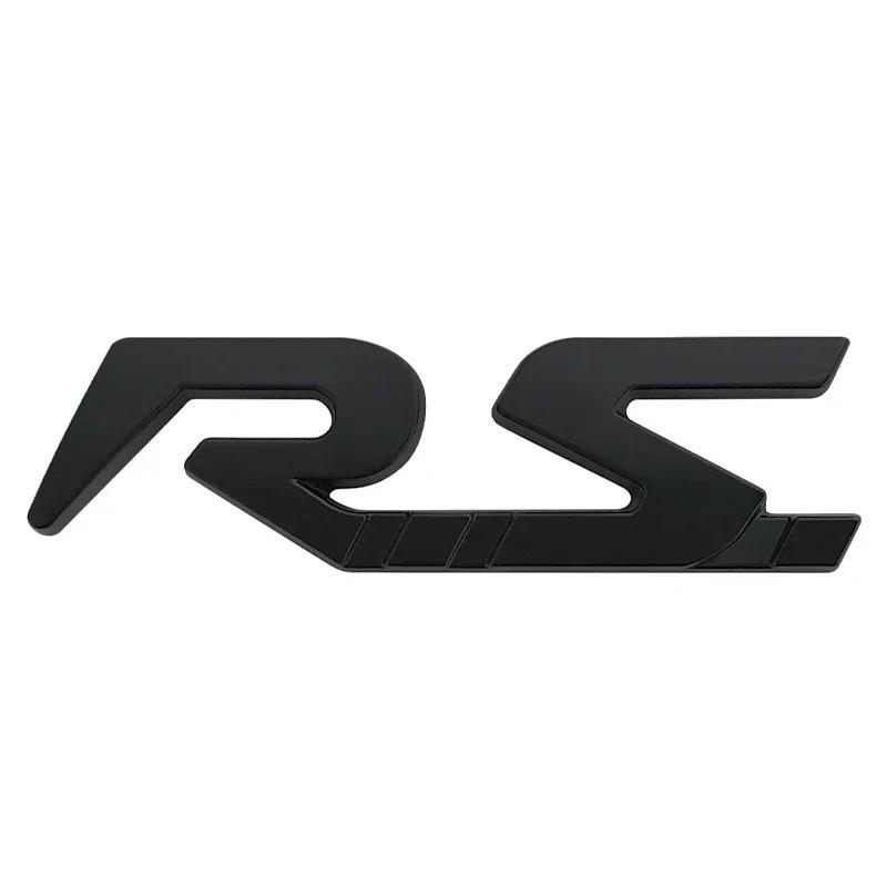 3D Metal GT RS Sport Logo Car Rear Trunk Emblem Badge Sticker for Renault Logan Clio Megane Kangoo 1 2 3 4 Captur Espace Twingo A6