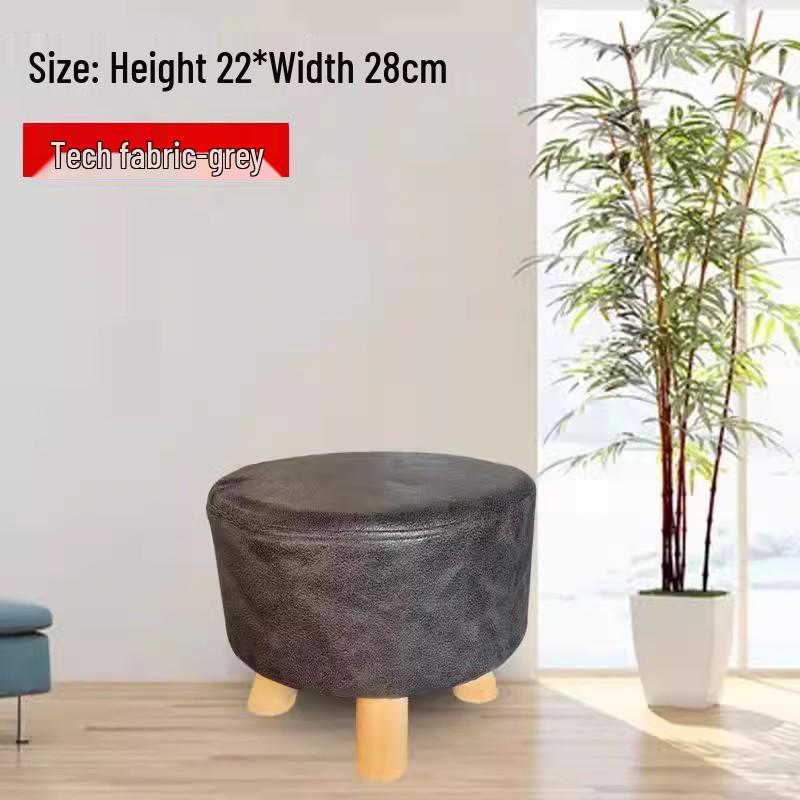 Children's Solid Wood Elephant Stool - Cute, Creative, Cartoon Animal Design for Home and Shoe Changing
