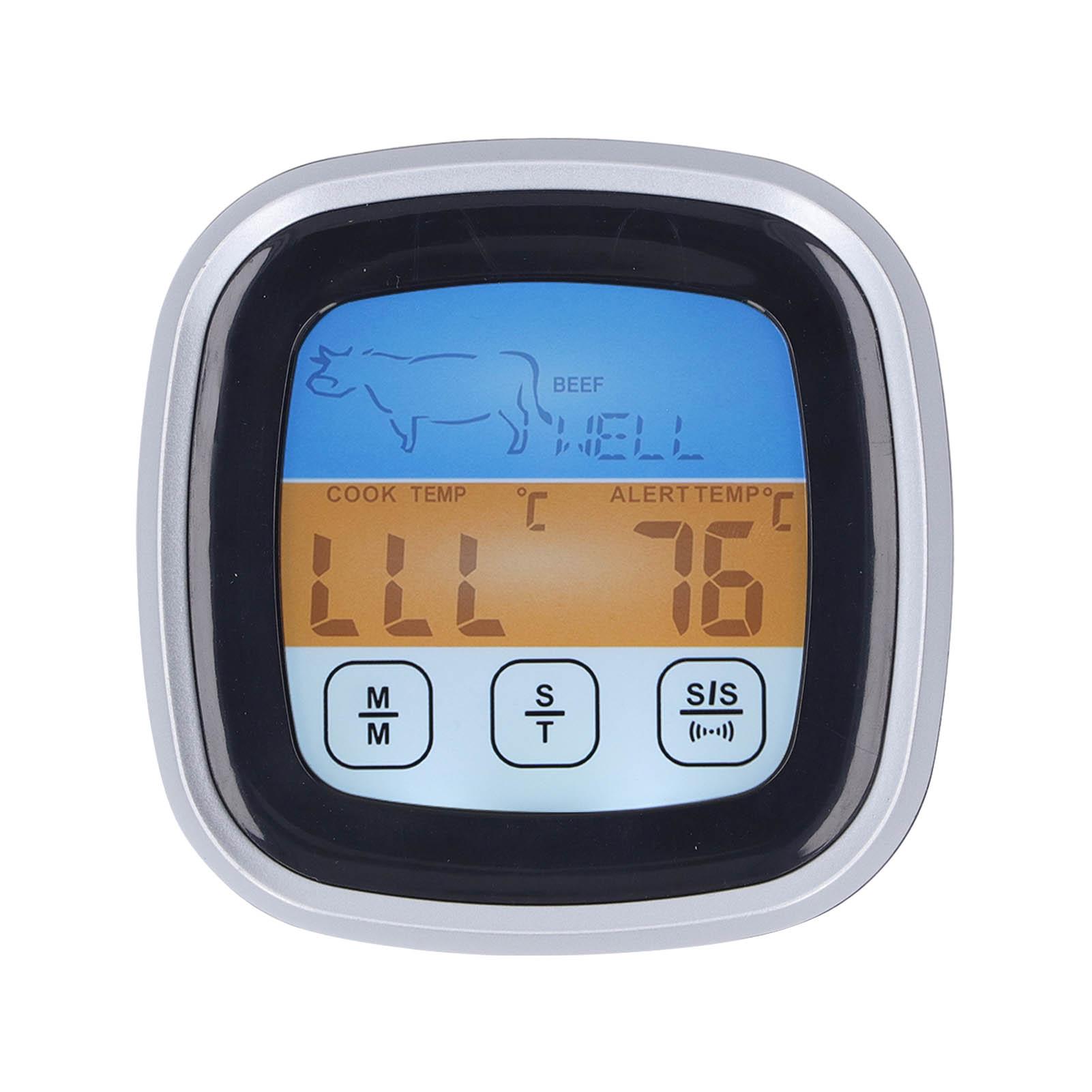 

Digital Meat Thermometer LED Display Accurate Reading Meat Temperature Gauge for Kitchen