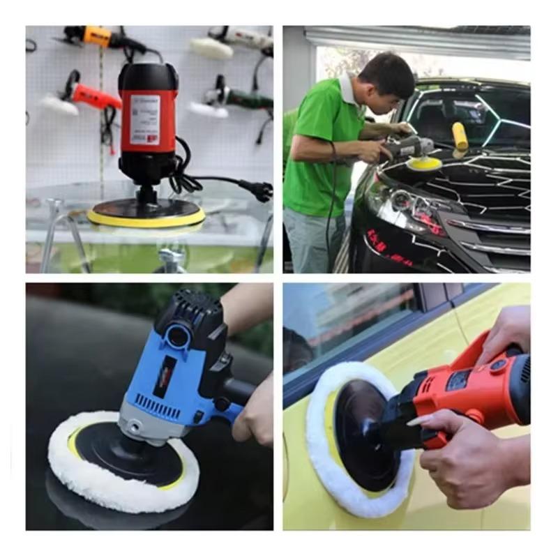 3/4/5/6/7 Inch Car Polishing Pad Soft Imitation Wool Ball Polishing Discs For Automotive Paint Care Cleaning Beauty Supplies