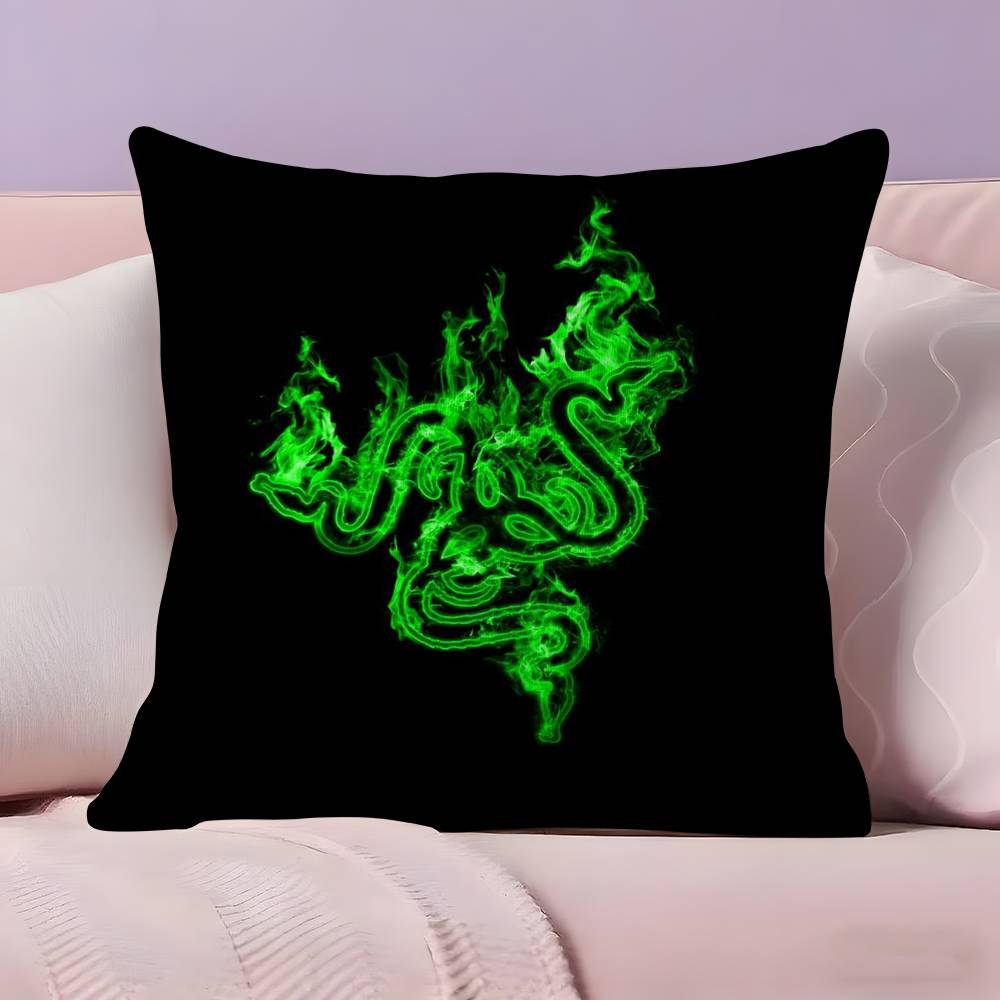Retro R-Razer Pillow Case  Ultra Soft Skin Friendly Fabric Cloud Like Comfort & Concealed Zipper