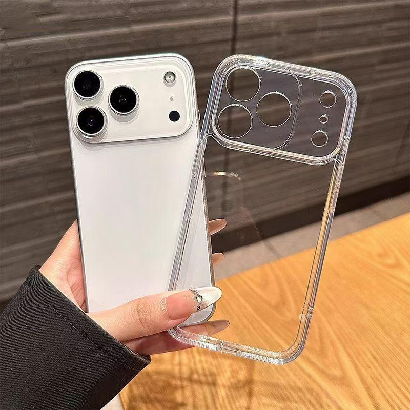 Transparent Space Case for IPhone 17 Pro Max, Apple 16e/17 Pro Soft Case, 17 Air Minimalist Design