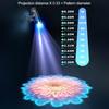 50W LED Logo GOBO Projector Light IP67 Waterproof Advertising Light with Remote Control Rotational Welcome Sign Projector for Business Store Bar Hotel