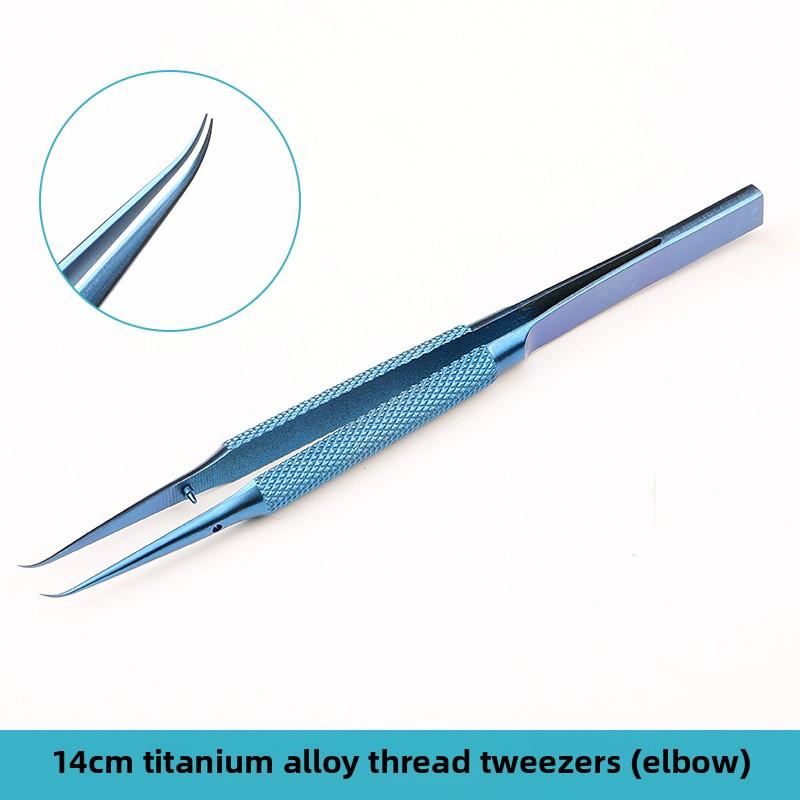 

Прецизионные пинцеты из титанового сплава для профессионального ремонта отпечатков пальцев Fly Line для материнских плат телефонов с антимагнитной электроникой Elbow синий