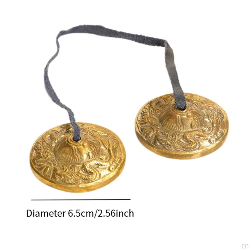 Chime Bells Tingsha Cymbals 6.5cm for Meditation Practice