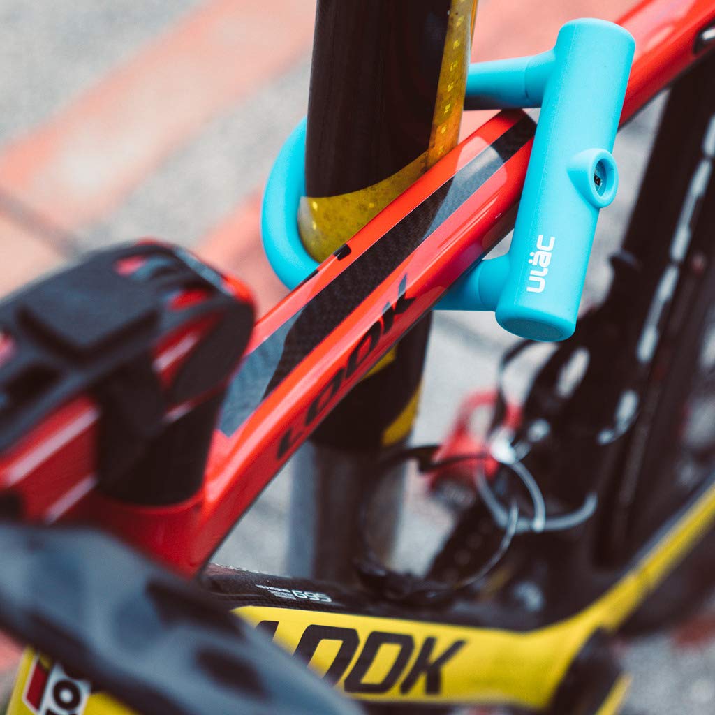 Ulac BROOKLYN Silicone Cover Bicycle 76mm x Blue U-Lock, UL-SU3-02 LITE, 128mm,