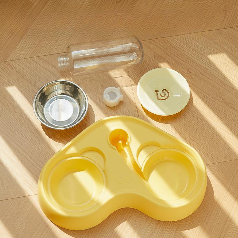 Hrănitor Nou pentru Pisici Bol de Apă Apă și Hrană Toate-în-unu Două-în-unu Bol pentru Pisici de Companie Consumabile pentru Animale de Companie