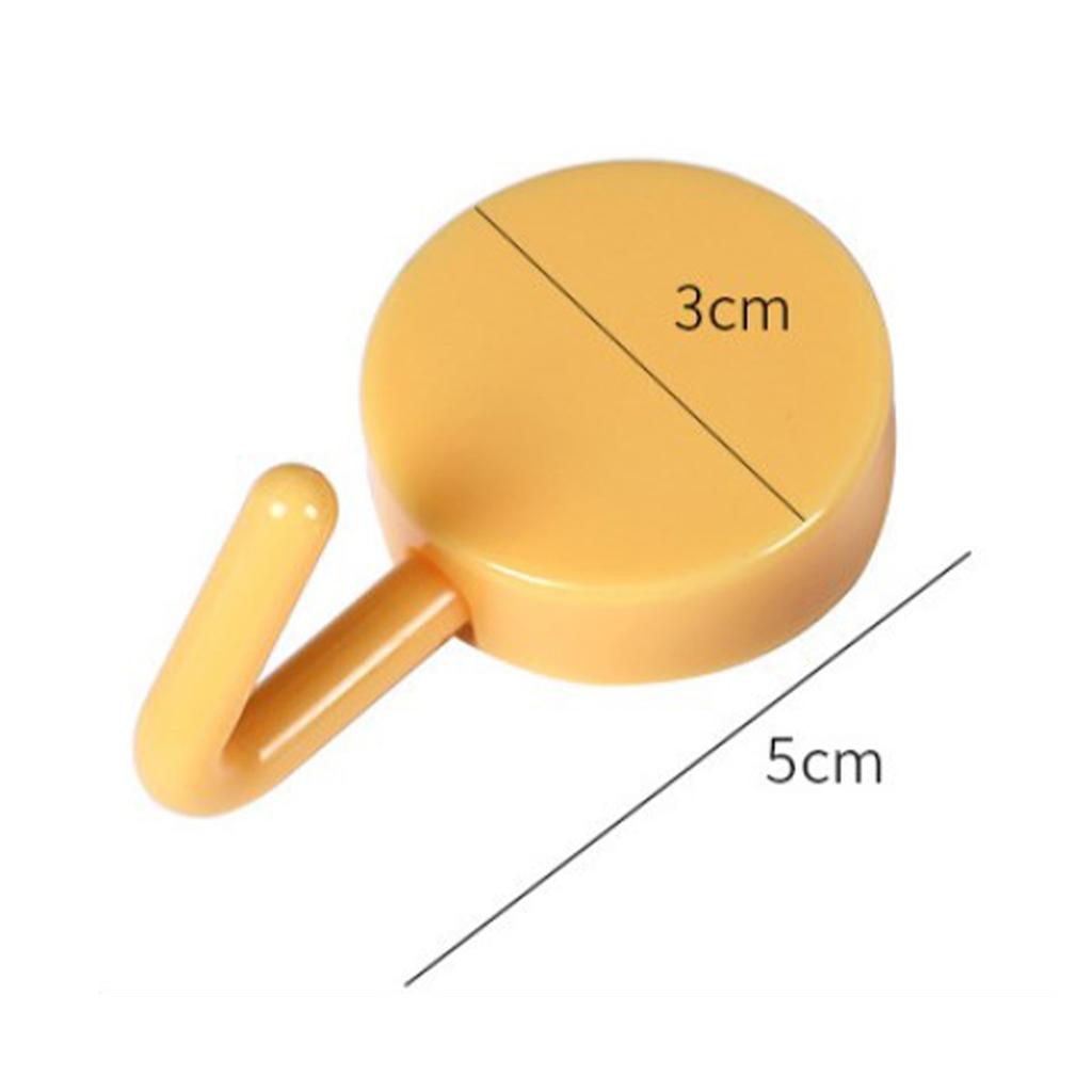10 szt. Mały haczyk samoprzylepny Mocny samoprzylepny Haczyk do montażu na ścianie bez wiercenia do sypialni, kuchni, pokoju