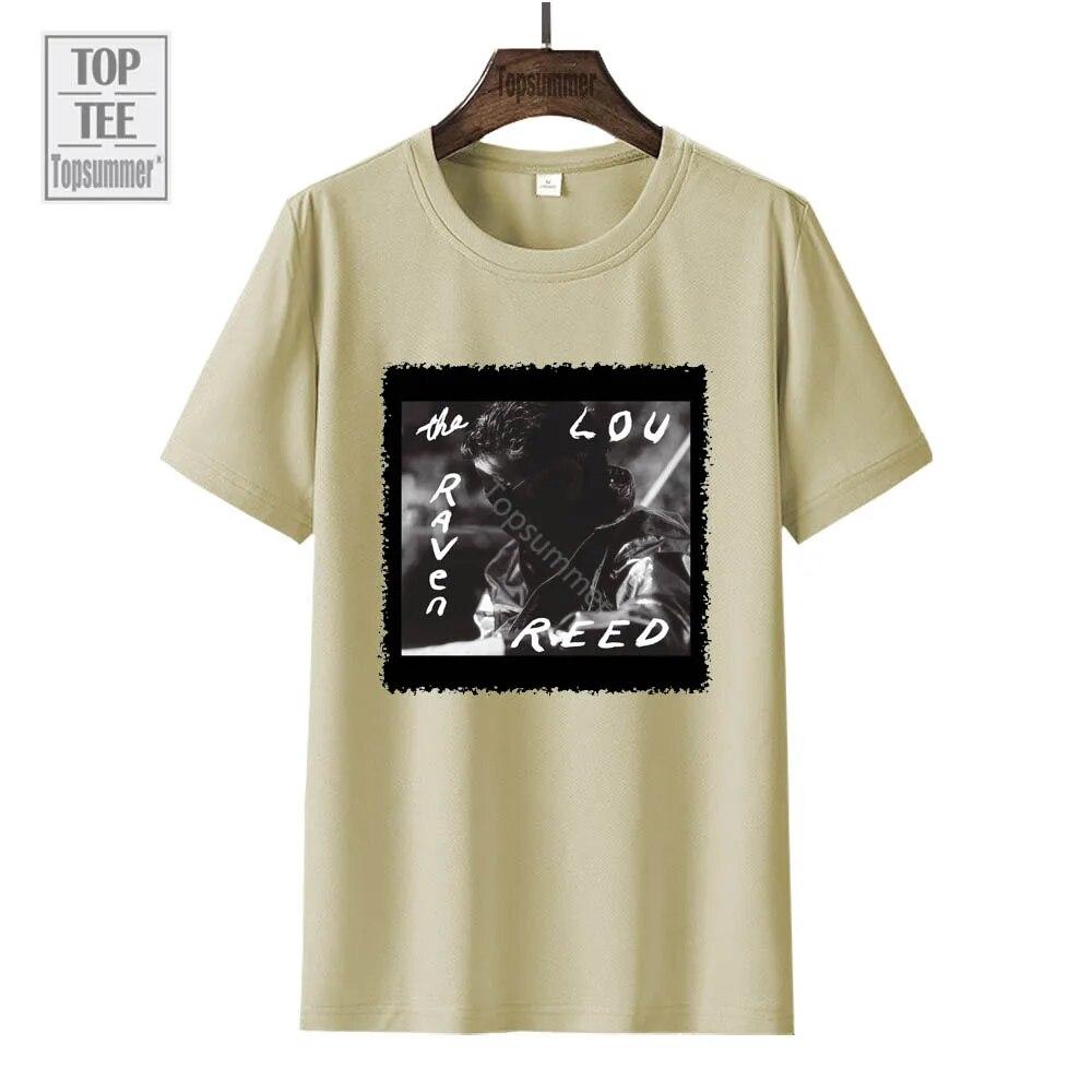 Tricou The Raven Album Lou Reed Tour Tricou Pop Trend Bumbac Tricou cupluri Top supradimensionat