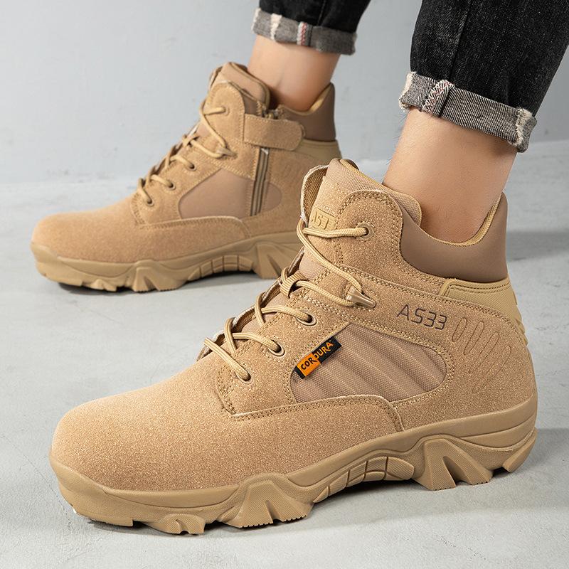 6675 Men's Shoes Outdoor Workwear Boots Battlefield Training High Top Plus Size Off-road Hiking Desert