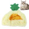Soft and Comfortable Pet Pineapple Hat Adjustable Shaped Hat Cute Pet Costume Hat Party Costumes