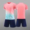 7710 Fußballtrikot Set Jungen und Mädchen Sommer Schüler Trainings Trikot Spiel Trikot Sport Trikot 4XS-5XL