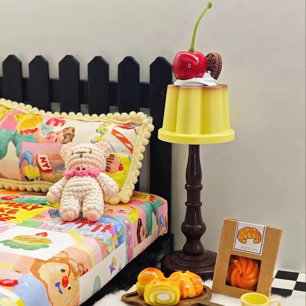 LED Bedroom Table Lamp With Battery Retro Pudding Night Light Desktop Decor Bedside SleepSuitable For Gift