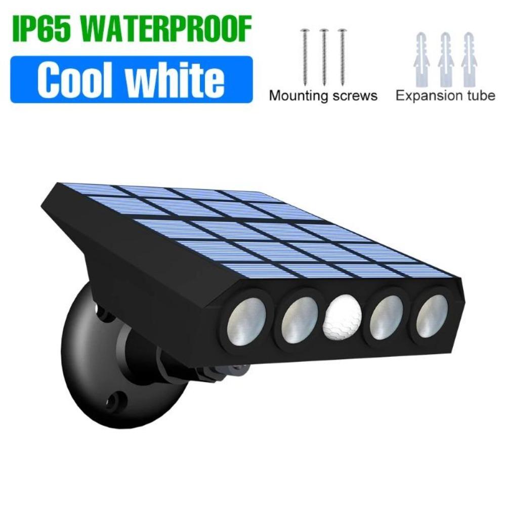 LED Solar Wall Light 5V Outdoor Garden Lamp Motion Sensing Street Spotlight IP65 Waterproof Lampada For Courtyard Lighting