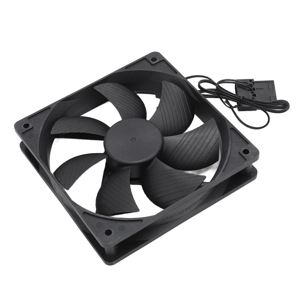 Computer Case Fans 120x120x25mm High Accuracy Dual Ball Bearing PC Exhaust Cooling Fan 3000RPM 2pin Case Cooler Fan