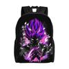 Goku Super Rose Power Backpack for Men Women Fashion Student Business Daypack Dragon Ball Anime Laptop Computer Shoulder Bag