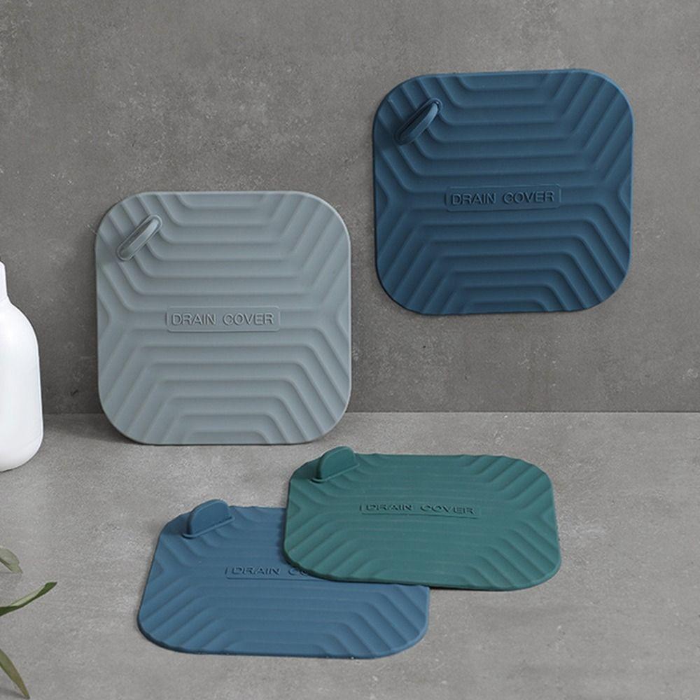 Sewer Smell Removal Sealing Silicone Cover Floor Drain Deodorant Pad Floor Sink Drain Covers for Kitchen Bathroom