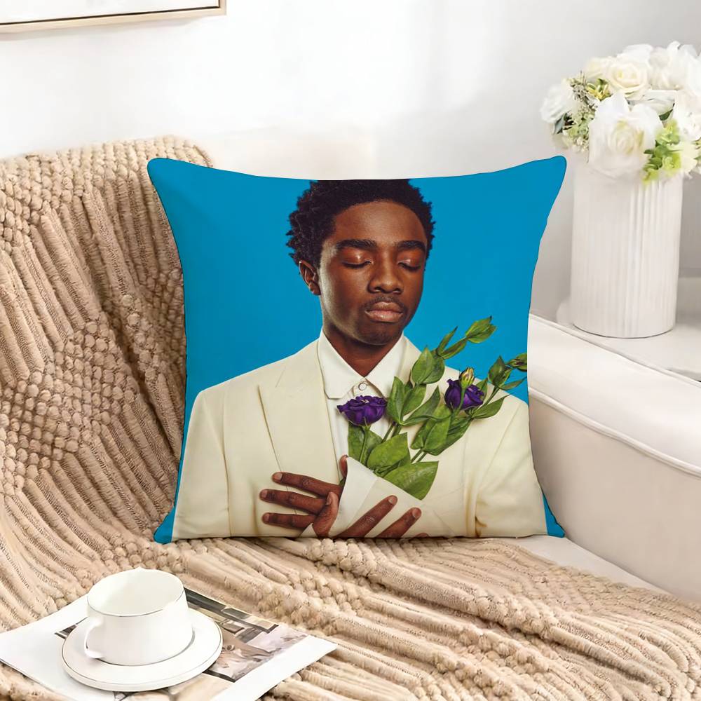 COOL boy CCaleb MMcLaughlin Pillow Case Square DoubleSided Sofa Cushion Cover Bedroom Bedside Pillow