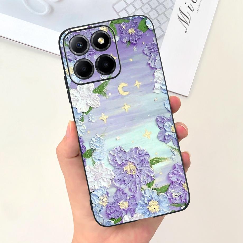 For Honor 70 Lite Case  Shockproof Soft Silicone Bumper For Honor X8b Back Cover Luxury Stylish Fashion Painting Honor70 70Lite