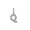 Minimalist Rhinestone Letter Pendant 26 Alphabet Charms For DIY Necklace Bracelet Personalized Jewelry Accessory