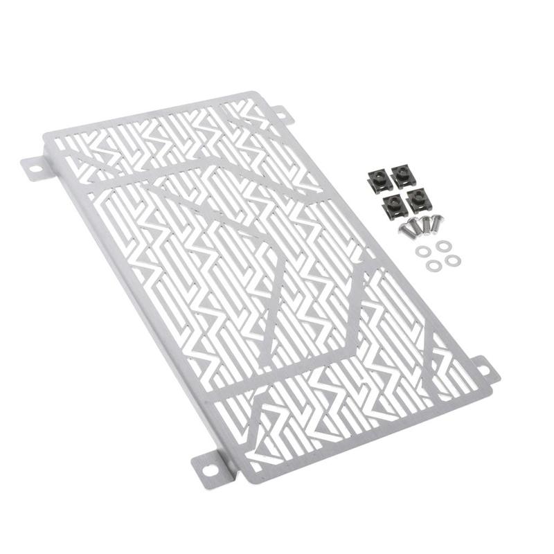 Motorcycle Radiator Grille Protective Cover Stainless Steel Frame Cooler Guard for Kawasaki Ninja400 Ninja250 18-19