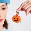Halloween-themed Bag Charms New Pumpkin Keychains Fashion Spiderweb-shaped Coin Purses Exquisite Hardware Buckles Holiday Gifts