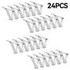 24lots Triangular Metal Tablecloth Clamps Quickly Release Table Fabric Clamps For Smooth Table Presentation