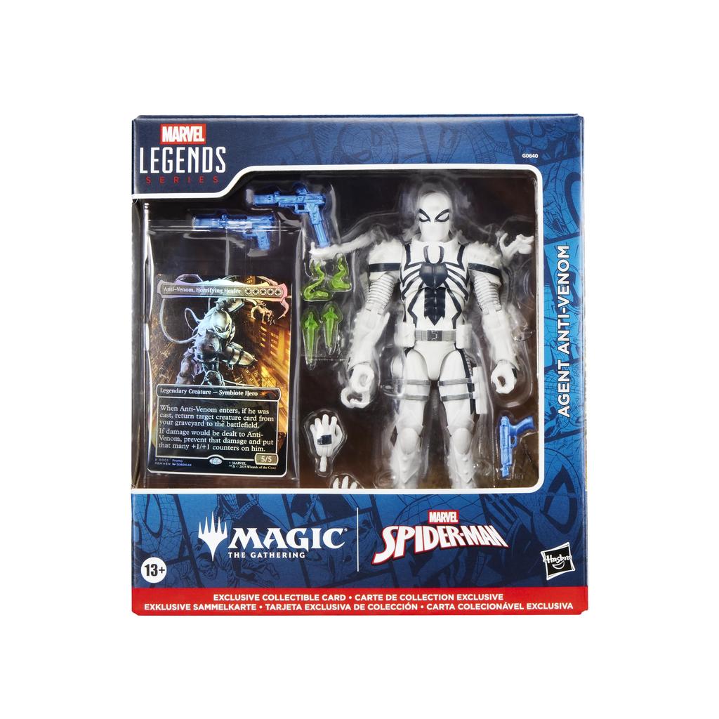 Hasbro Marvel Legends Series The Agent 15cm Action Figure Toy Limited Edition Foil Collectible Trading Card G0640 Authentic "Magic Gathering"