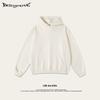 2025 Autumn Men's Basic Heavyweight Terry Cloth Hoodie - Trendy American Brand, Solid Colors, Unisex Design.