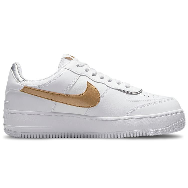 Nike Air Force 1 Low Shadow Bianco Oro Donna DM3064-100