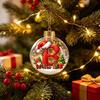 Indoor Outdoor Xmas Hanging Ornaments 26?Letter Acrylic Christmas Ball Ornament, 3D Crystal Style Alphabet Gift Ideas for Family Pendant, Tree Home