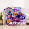 1pc K-Pop Demon Hunters Blanket Comfortable Soft Lightweight Multi Seasonal Blanket Travel Camping Picnics Sofa Office bedroom Perfect Gift Friends