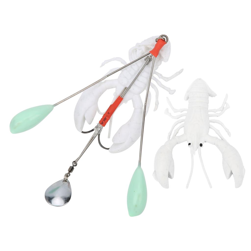 PVC Fishing Lifelike Lures Artificial Crayfish Shape Bait Sea Fishing Accessory