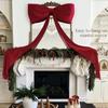 Giant Bow Decoration 20 x 70 Inch Big Velvet Bow for