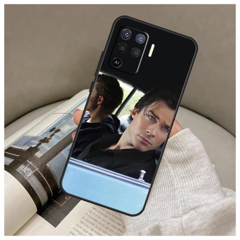 Damon Salvatore Vampire Diaries Case For Oppo A17 A57 A77 A40 A78 A54 A74 A94 A76 A16 A96 A18 A60 A80 A38 A58 A98 A15 A5 Pro