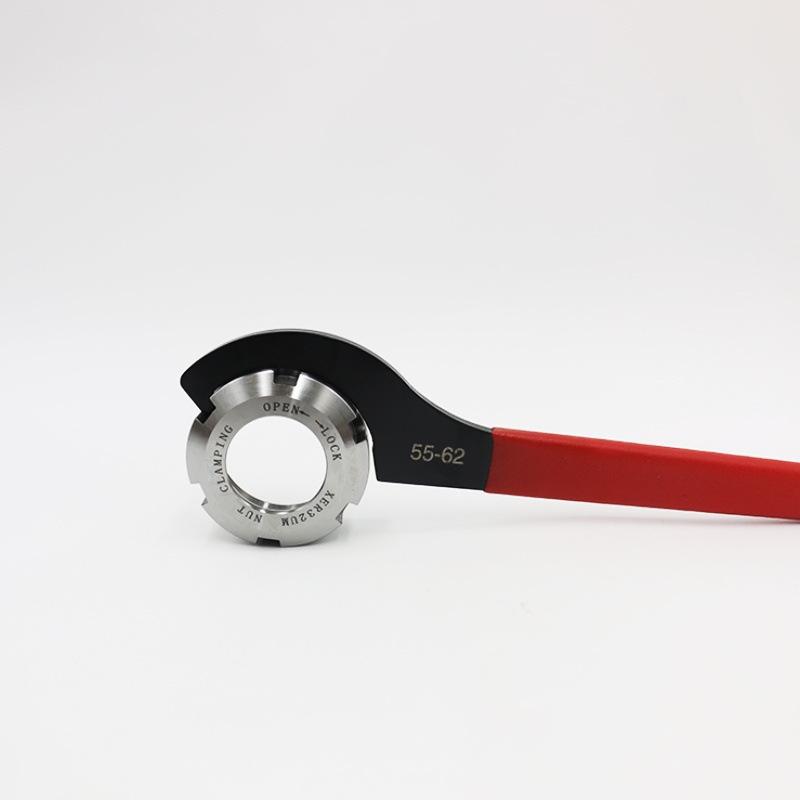 5pcs Hook Wrenches Tools Set C-Shape Spanner Anti Slip Half Moon Wrench Motorcycle Car Repair Shock Djustment Spanner Hand Tool