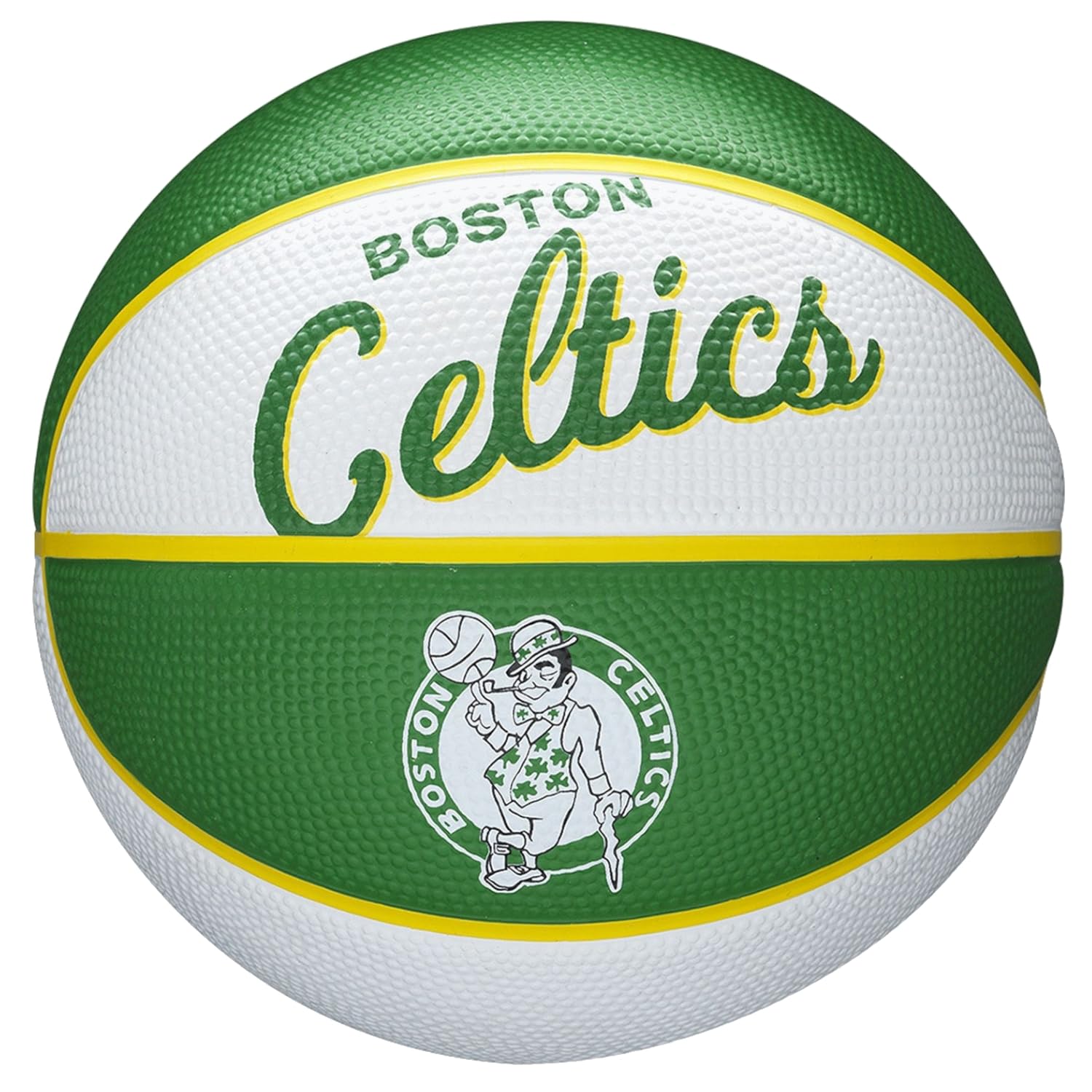 Баскетбольный мяч Wilson NBA Командный Ретро Мини-баскетбольный мяч Бостон Селтикс WTB3200IDBOS