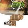 Quick Connecting Pivoting Coupler Attachment 1Celsius4in for Pressure Washer Nozzle   4500psi Garden Supplies