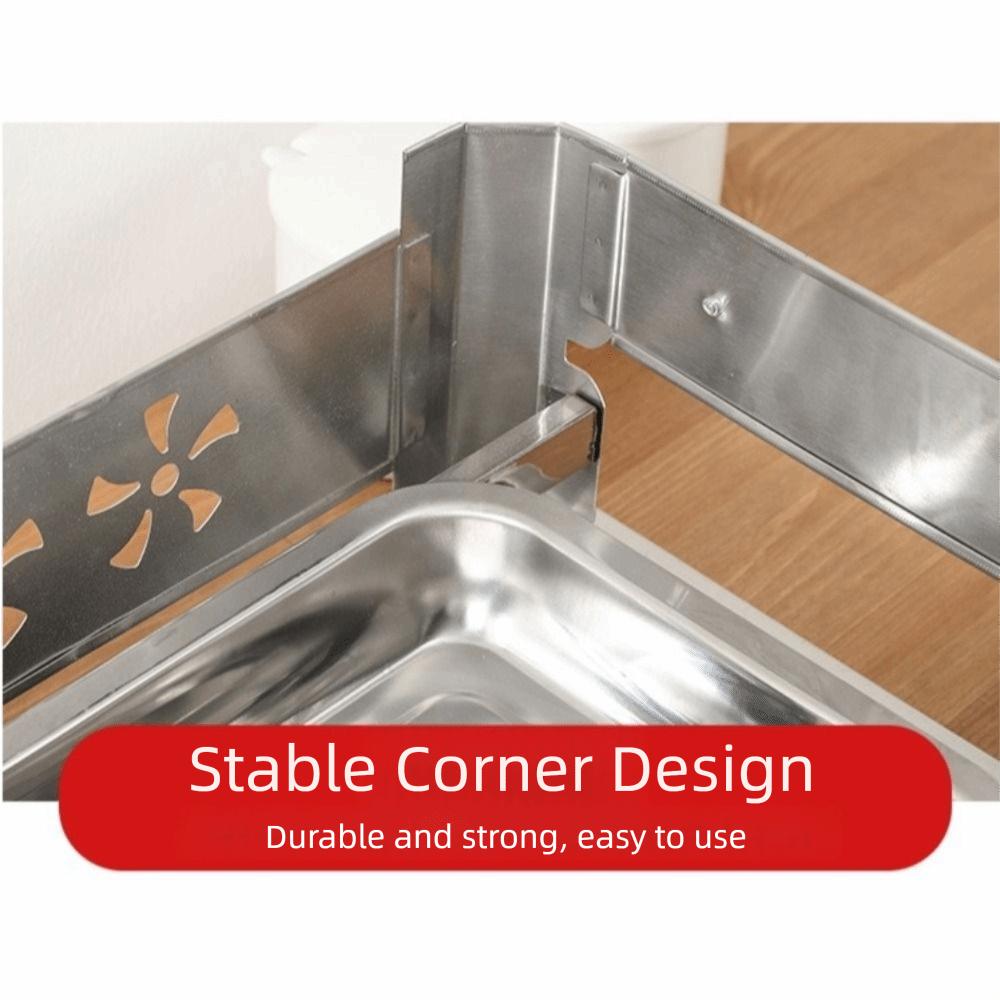 Stainless Steel Rectangular Fish Grill Heavy-Duty Thickened Grilled Fish Stove Ventilated Rectangular Fish Dish Household