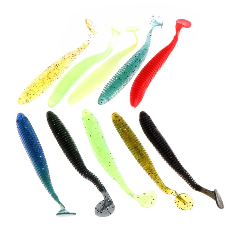 10x T Tail Soft Fishing Baits Lifelike Worm Fishing Lure Crankbait Bass Bait 10x T Tail Soft Fishing Baits Lifelike Worm Fishing Lure Crankbait Bass Bait