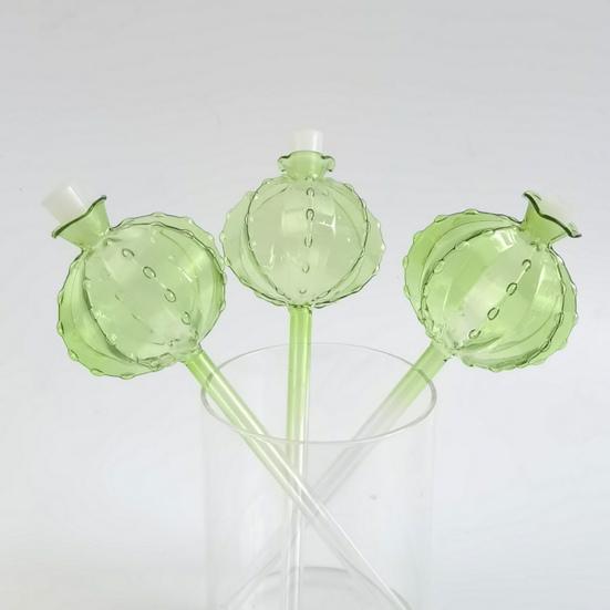 Plant Watering Bulbs Planter Insert Self Watering Globes with Stoppers Cactus Ball Shape Vacation Plant Watering Tools