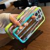 Bumper Case For iPhone Xr X Xs Max Contrast Color Lens Protection PC Case Cover for iPhone 11 12 13 14 15 16 Pro Max 7 8 Plus